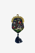 Mini Tapestry Tassel Coin Purse image 0