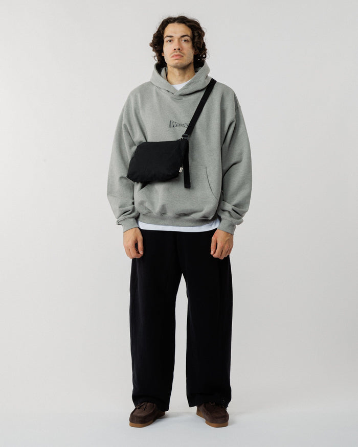 Mini Water Resistant Messenger Bag - Black