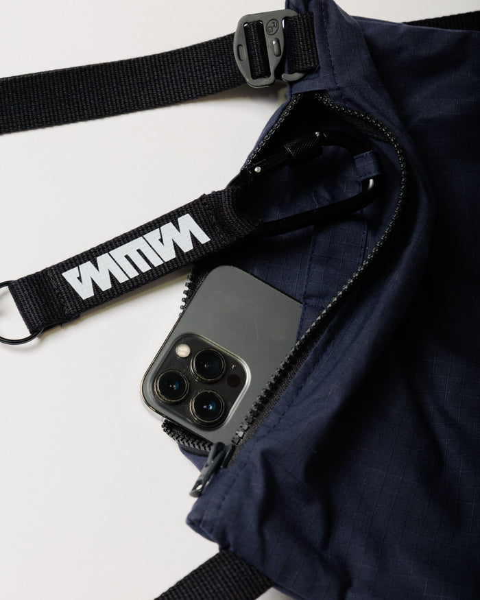 Mini Water Resistant Messenger Bag - Petrol
