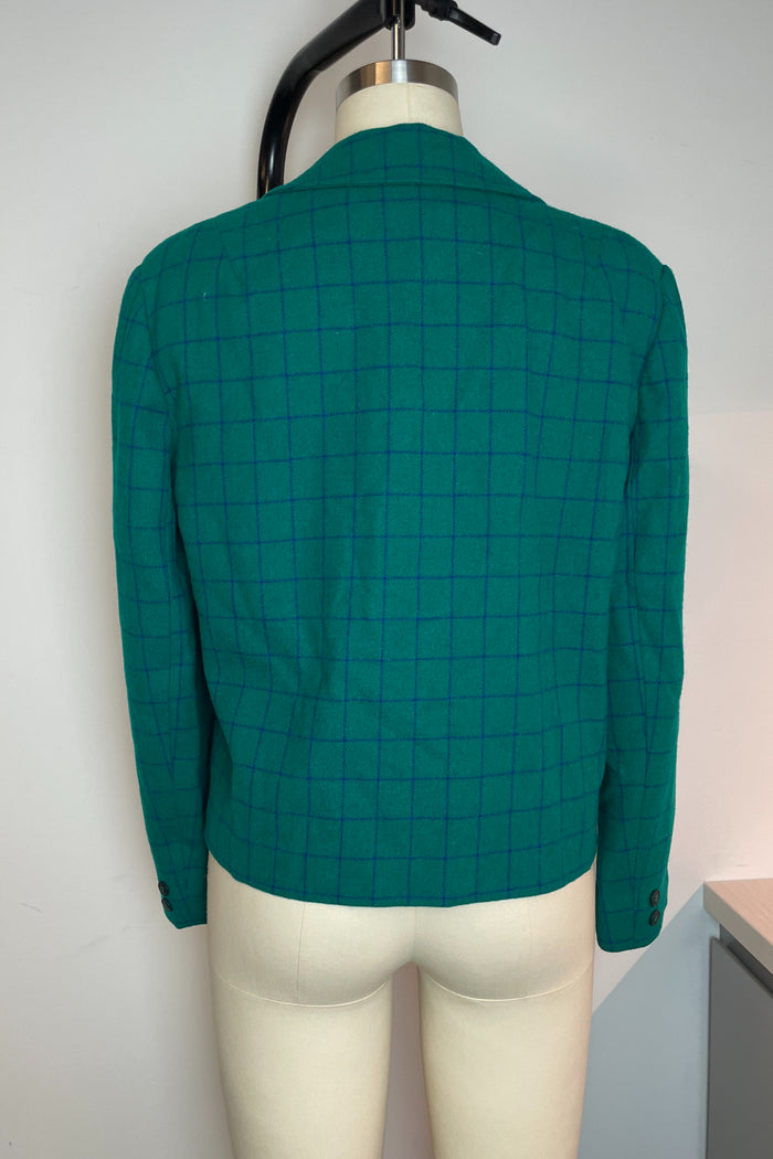 Miss Pendelton Green Check Blazer image 2