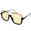 black with honey lens