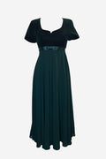 Mr. K Green Velvet Bow Detail Midi Dress image 0