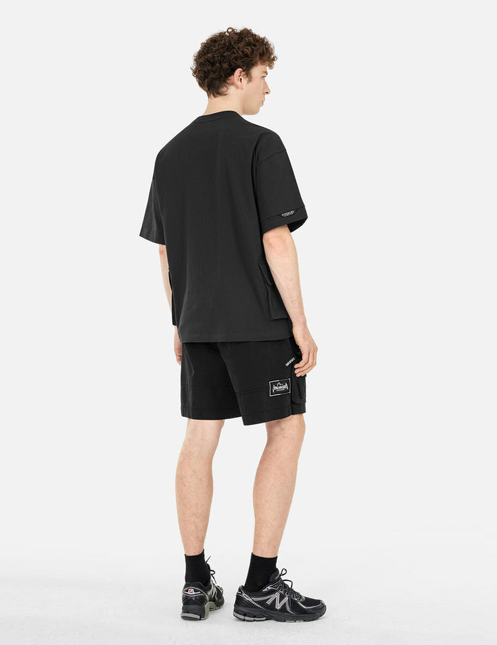 Multi-Pocket Relax Fit Cargo Shorts