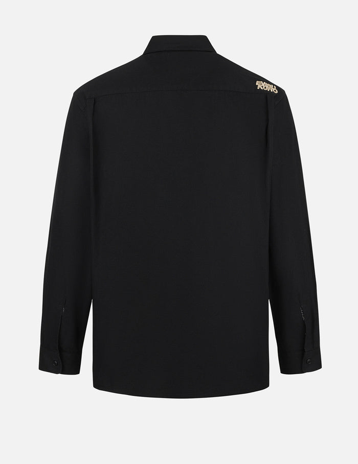 Multi-pockets Relax Fit Long Sleeves Shirt
