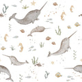Narwhals White - Family Fabrics B.V.