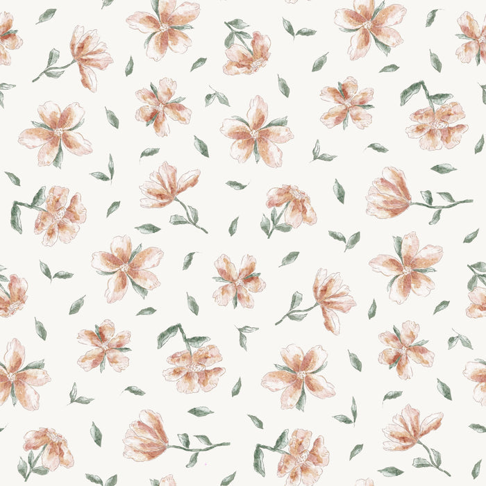 Natural Flowers OffWhite - Family Fabrics B.V.
