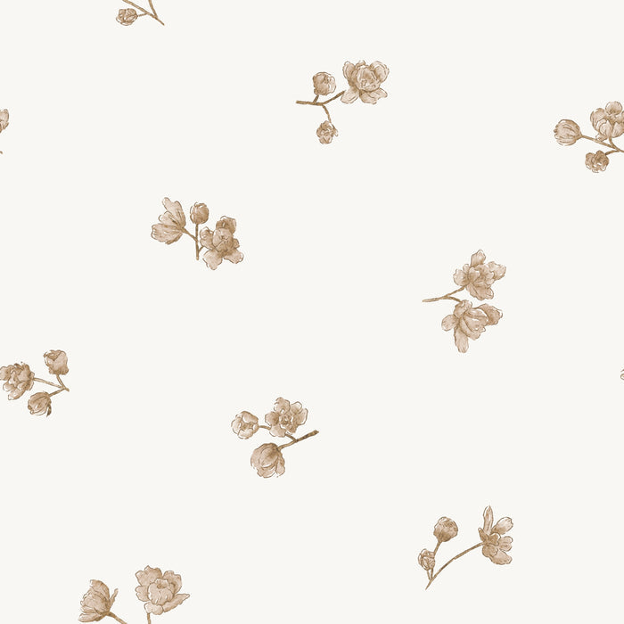 Neutral Flower Bon - Family Fabrics B.V.