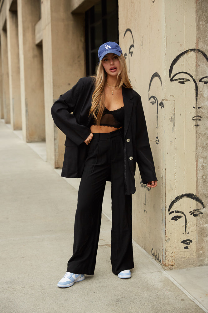 shoulder pad blazer