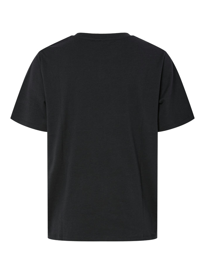 Nilla T-Shirt (Black/White Lace)