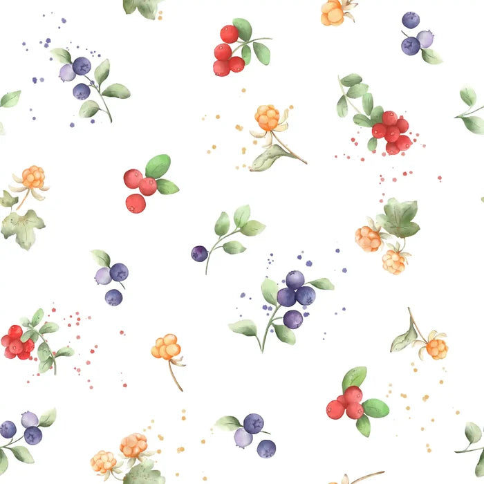 Nordic Berries White - Family Fabrics B.V.