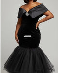 Off Shoulder Bodycon Mermaid Midi Dresses