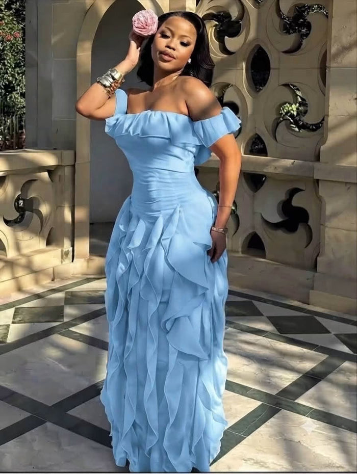 Off-the-Shoulder Maxi Dress ✨