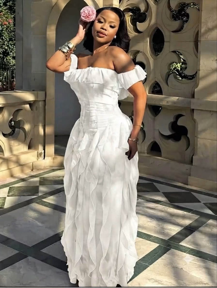 Off-the-Shoulder Maxi Dress ✨