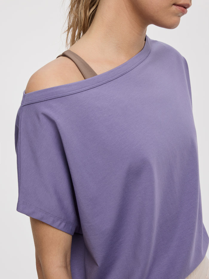 Off-the-Shoulder Short-Sleeve Top - Hyba