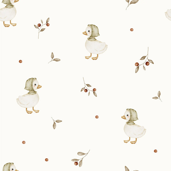 Olive Duck Offwhite - Family Fabrics B.V.