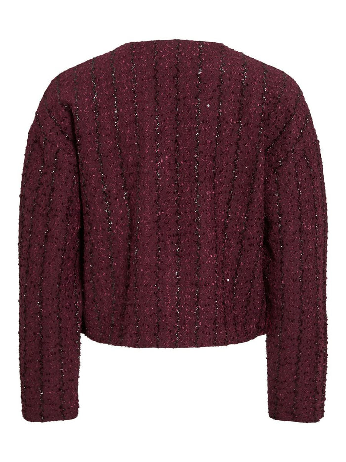 Otta Bow Detailed Cardigan (Fig/Black Bows)