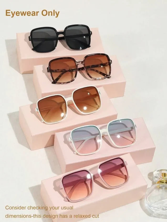 Oversized Square Sunglasses for Women â€“ UV Protection | Shein Instant Delicado