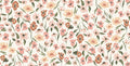 Painted Meadow Cream Pink - Family Fabrics B.V.