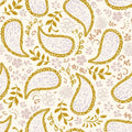 Paisley Dusty Pink & Ochre - Family Fabrics B.V.