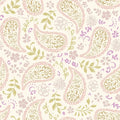 Paisley Pistache & Lila - Family Fabrics B.V.