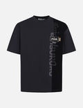 Panel design with Multi Labels Relax Fit T-Shirt