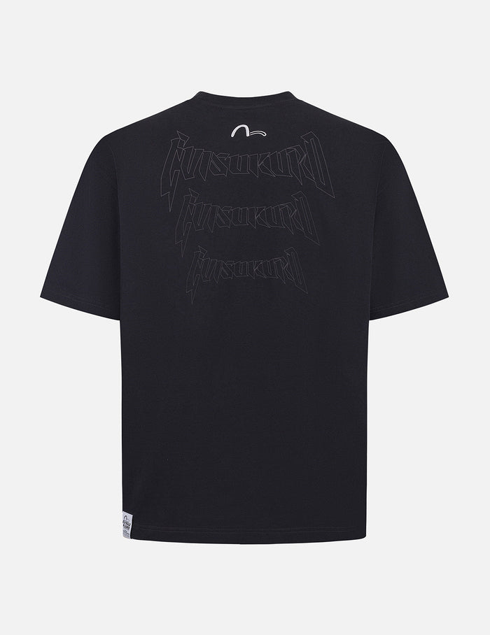 Panel design with Multi Labels Relax Fit T-Shirt