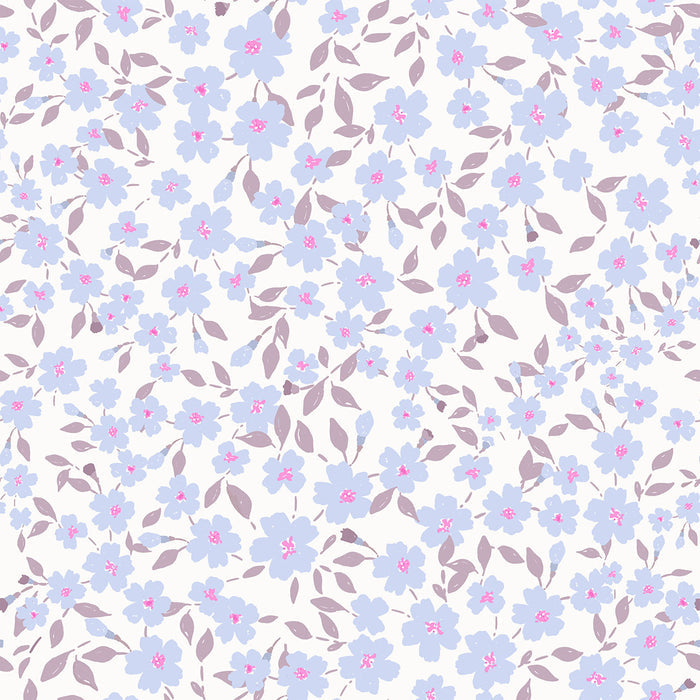 Pastel Ditsy Blossom VioletBB - Family Fabrics B.V.