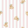 Pastel Teddy Bold Stripes - Family Fabrics B.V.