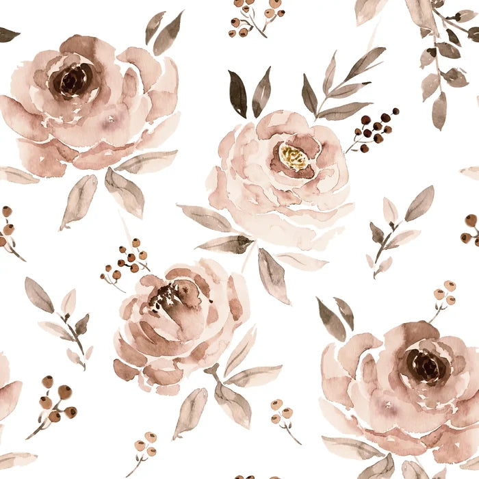 Peony muster weiss - Family Fabrics B.V.