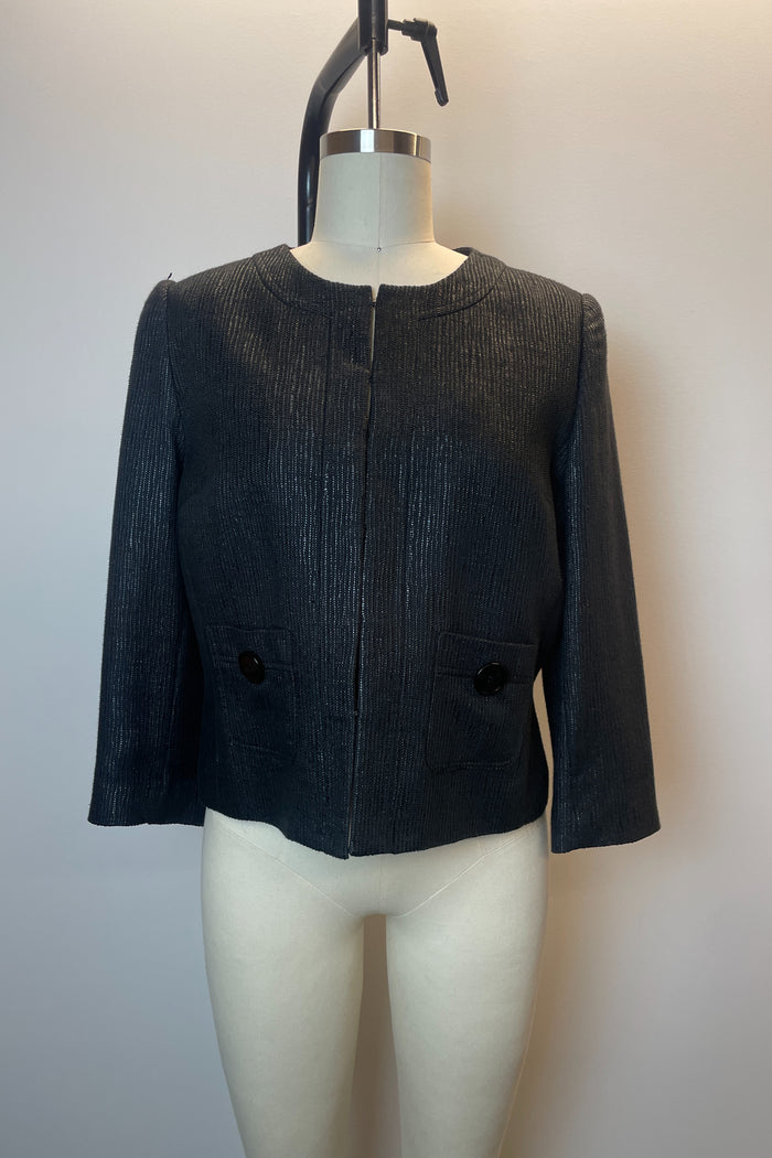 Perri Cutten Collarless Blazer image 3