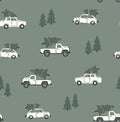 Pick A Tree Green Cream - Family Fabrics B.V.