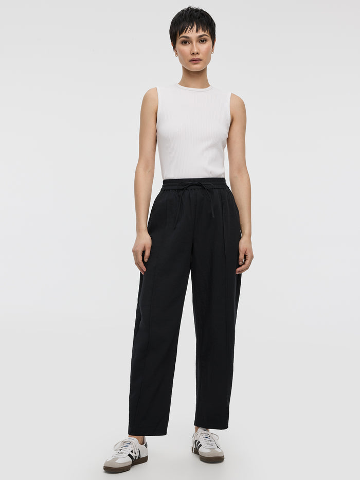 Pintuck Barrel Pant