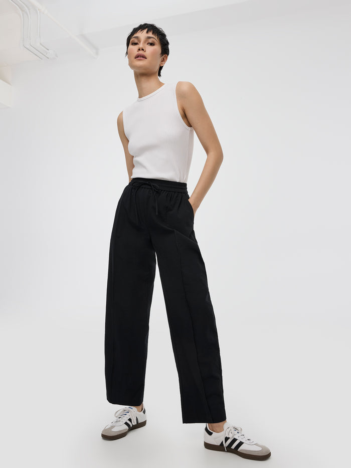 Pintuck Barrel Pant