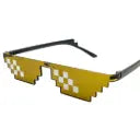 Pixel-Style Gaming Glasses â€“ Unique and Trendy Fashion Statement