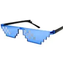 Pixel-Style Gaming Glasses â€“ Unique and Trendy Fashion Statement