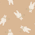Polar Bears Soft Caramel - Family Fabrics B.V.