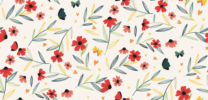 Poppy and Butterfly - Family Fabrics B.V.