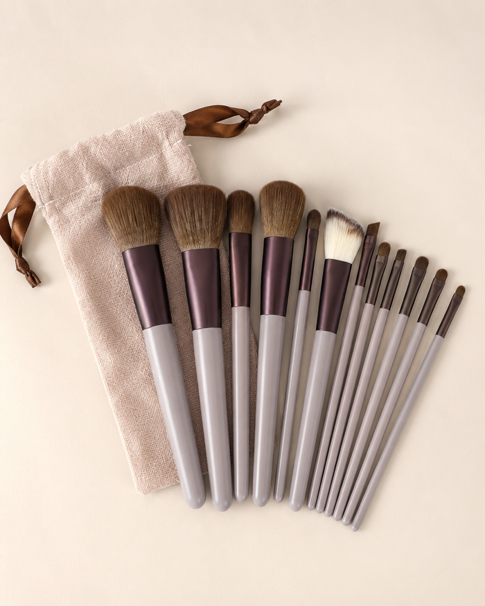 Portable Makeup Brush Set with Pouch – Fast Delivery in 5 Days
