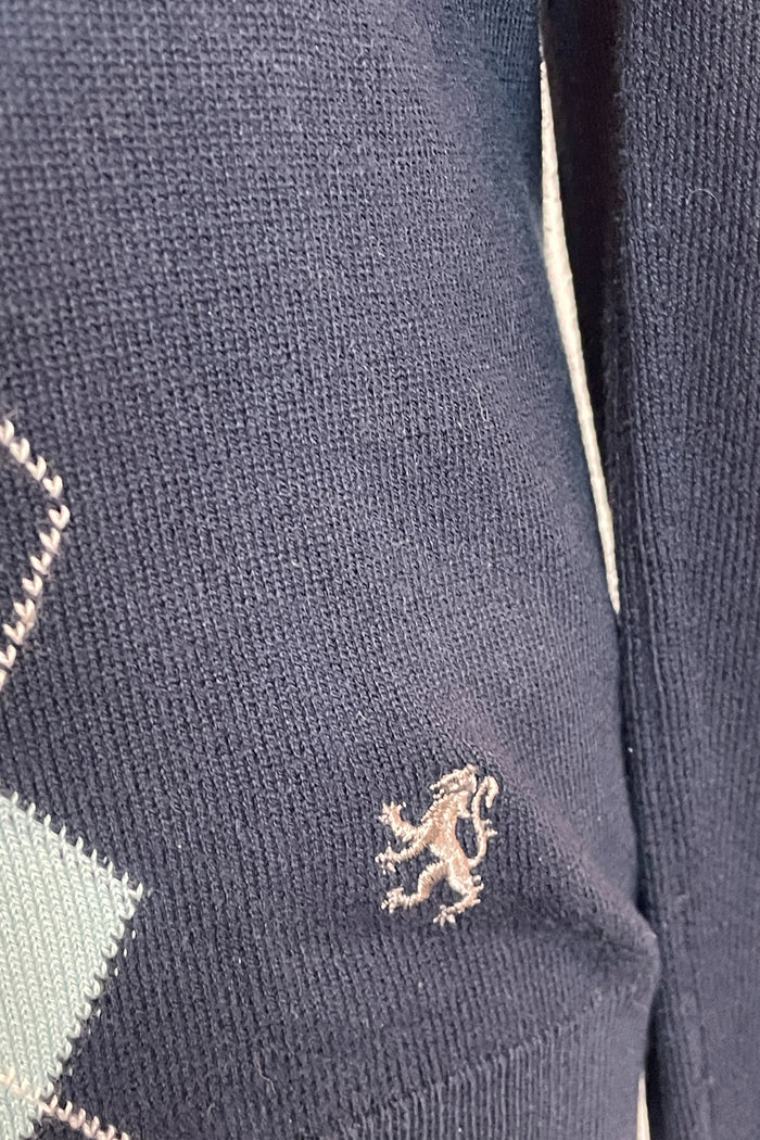 Pringle Knit Navy V Neck Sweater image 3
