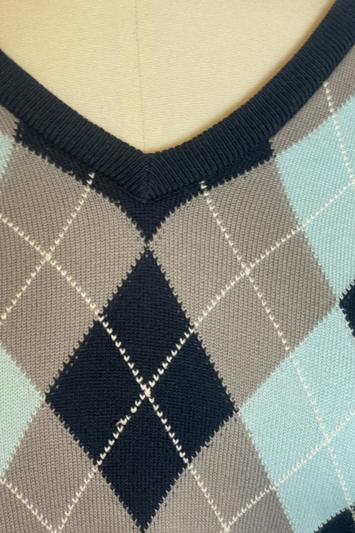 Pringle Knit Navy V Neck Sweater image 4