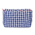 Quilted Gingham Mini Bag | Blue