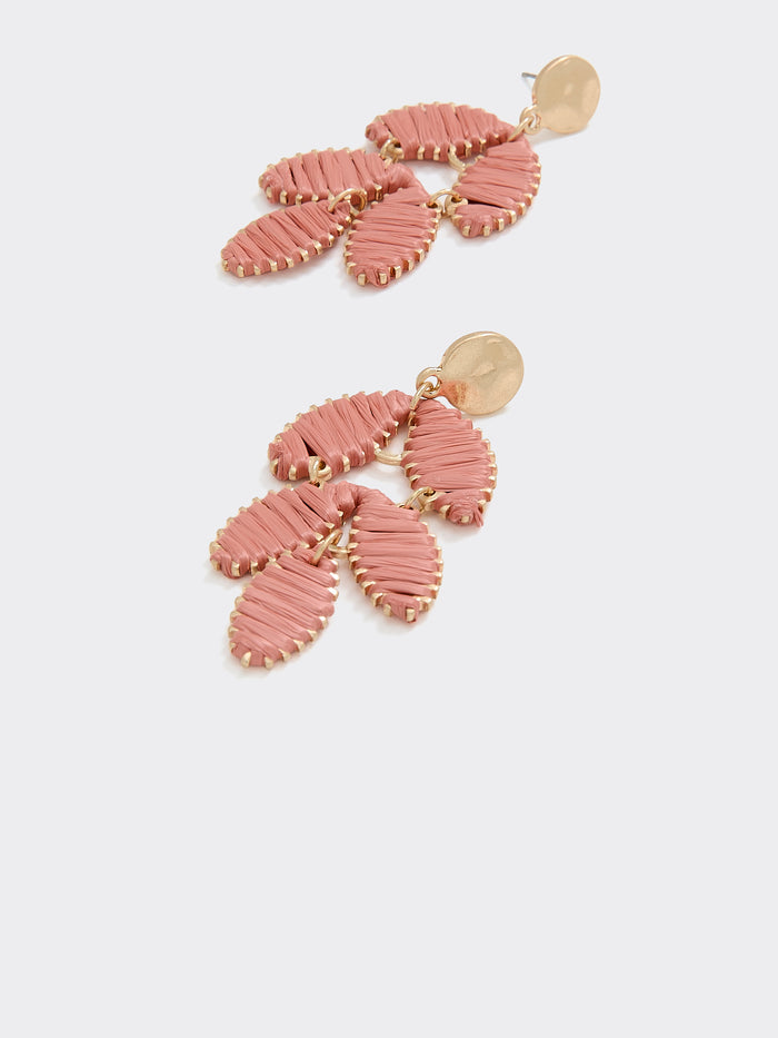 Raffia Pendant Earrings
