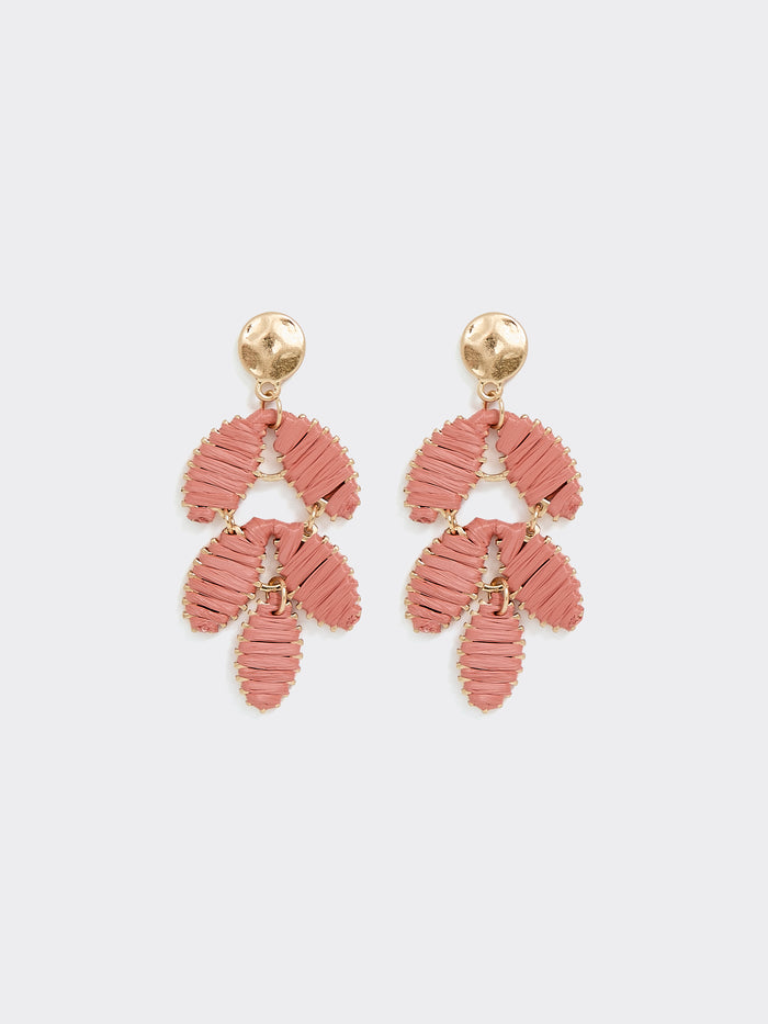 Raffia Pendant Earrings