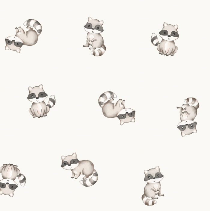 RascalRaccoon-OffWhite - Family Fabrics B.V.