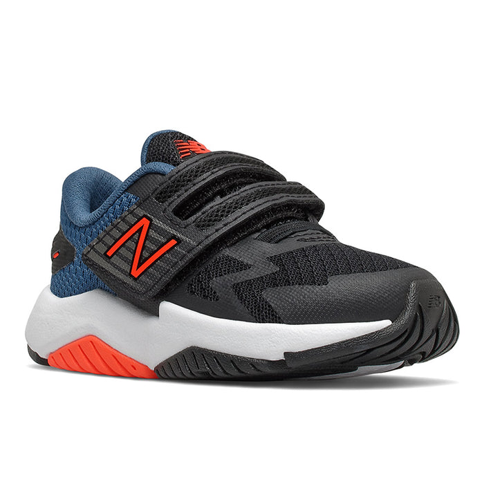 Rave Run - Black with Oxygen Blue and Dynomite - Toddler