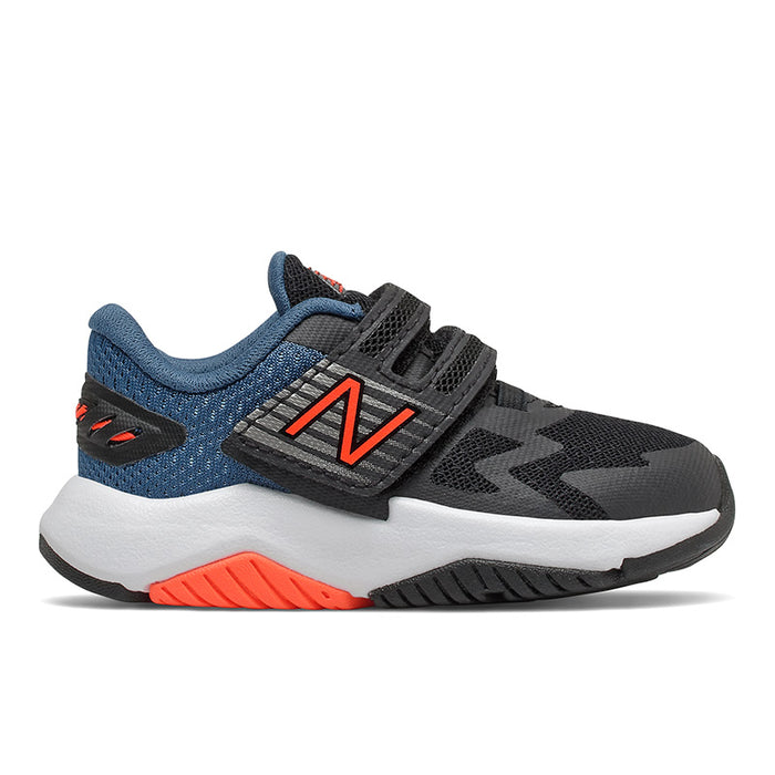 Rave Run - Black with Oxygen Blue and Dynomite - Toddler