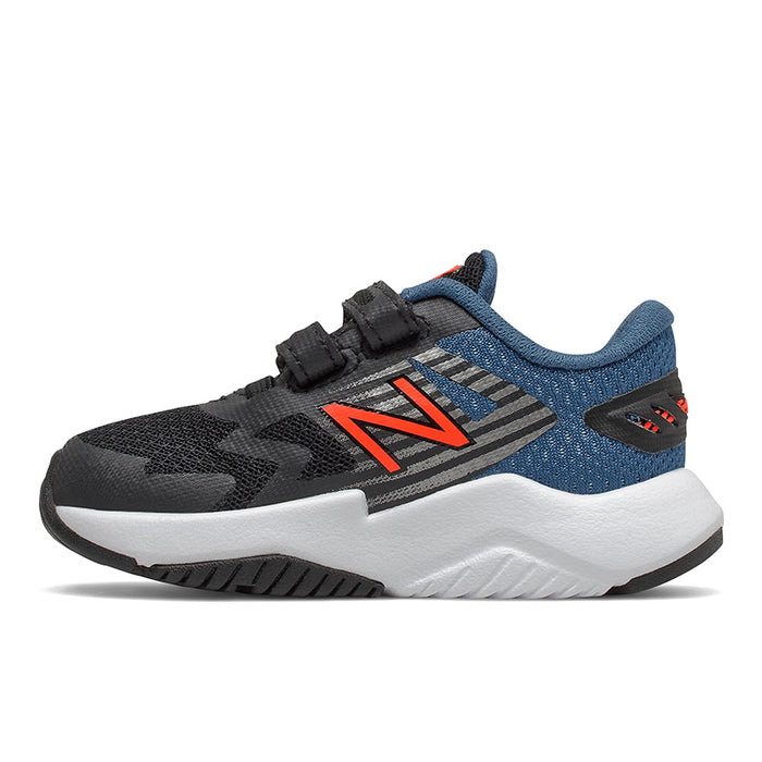 Rave Run - Black with Oxygen Blue and Dynomite - Toddler
