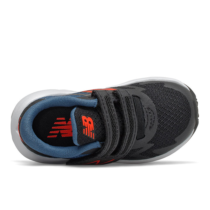 Rave Run - Black with Oxygen Blue and Dynomite - Toddler