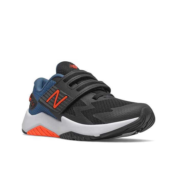 Rave Run - Black with Oxygen Blue and Dynomite-Big Kid