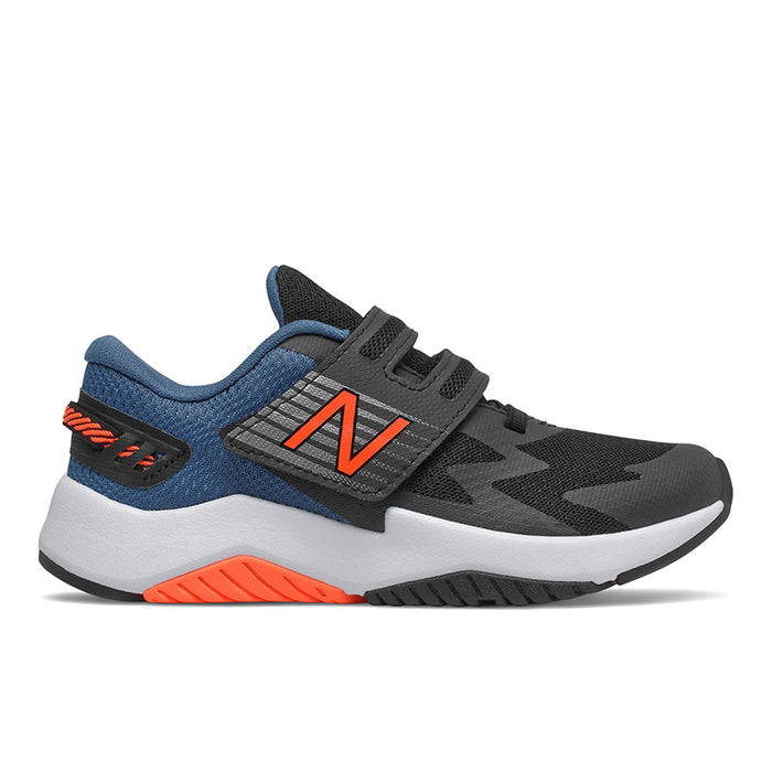 Rave Run - Black with Oxygen Blue and Dynomite-Big Kid